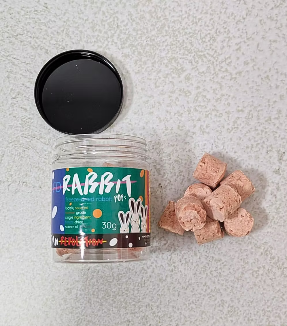 Freeze-Dried Rabbit Pops