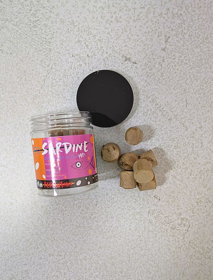 Freeze-Dried Sardine Pops