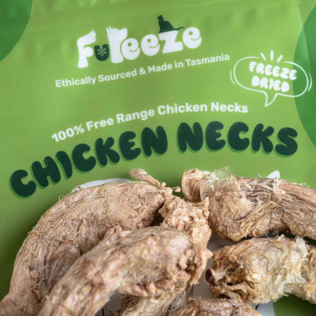 Freeze Dried Free Range Chicken Necks