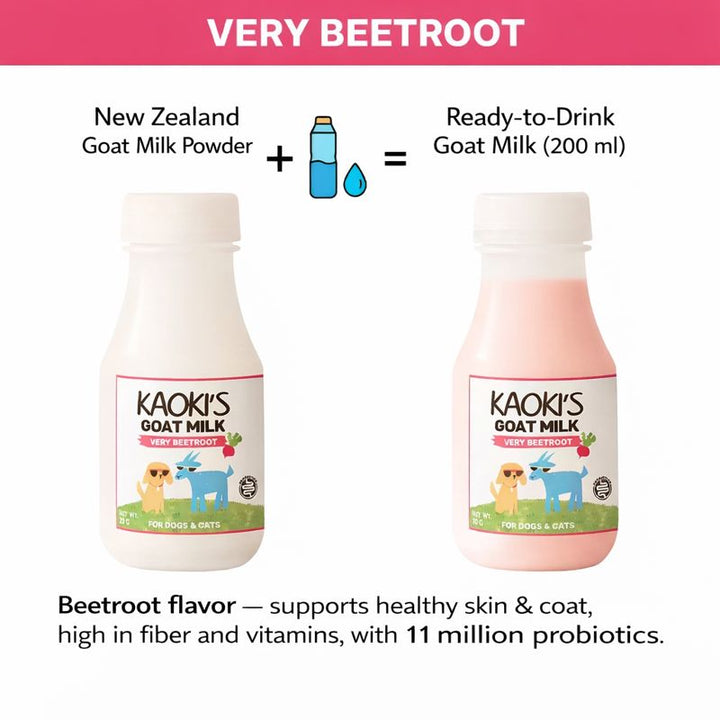 Beetroot Goat Milk