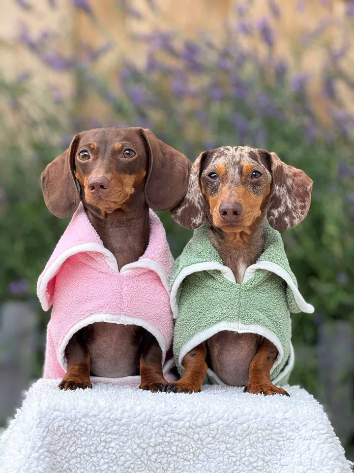 Dog Drying Coat | Sage Green