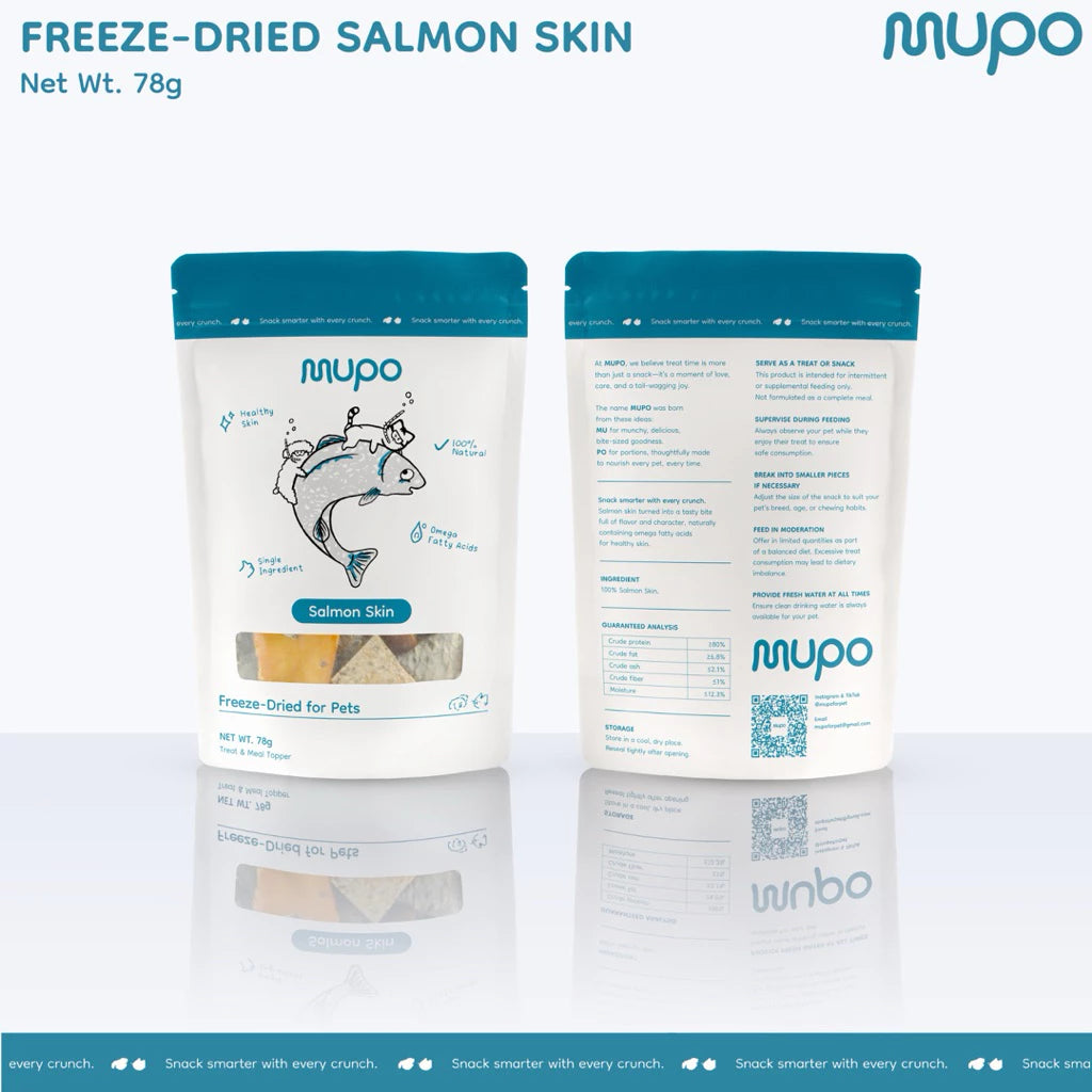 Freeze Dried Salmon Skin