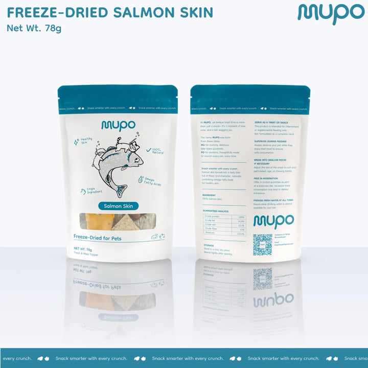 Freeze Dried Salmon Skin