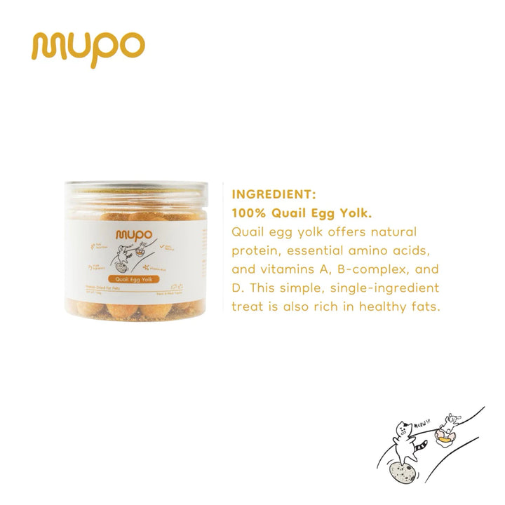 Freeze Dried Quail Egg Yolk
