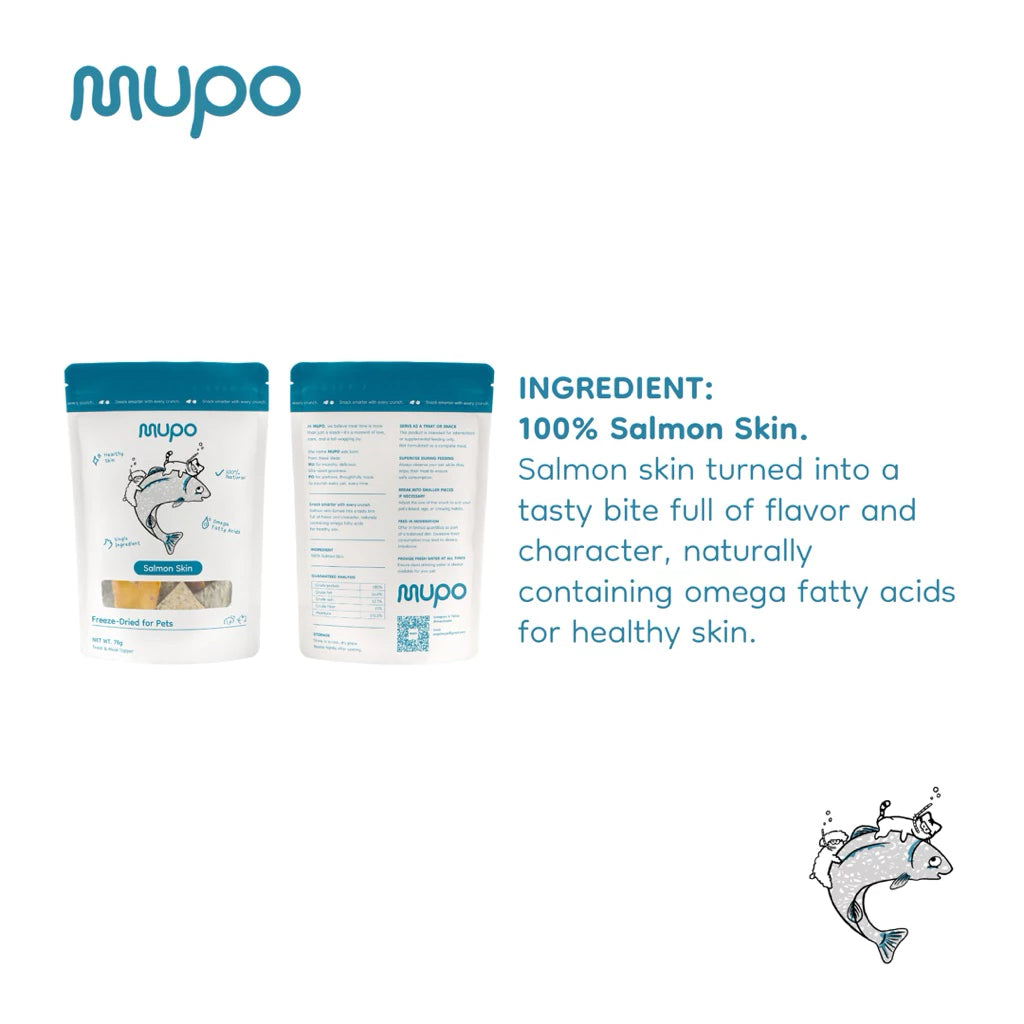 Freeze Dried Salmon Skin