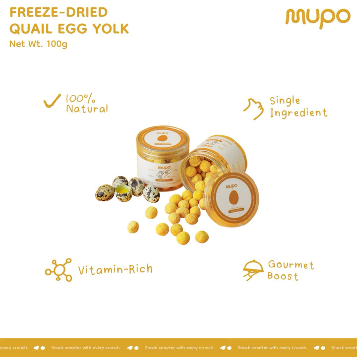 Freeze Dried Quail Egg Yolk