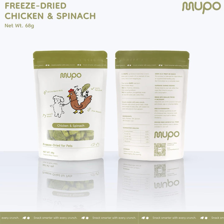 Freeze Dried Chicken & Spinach