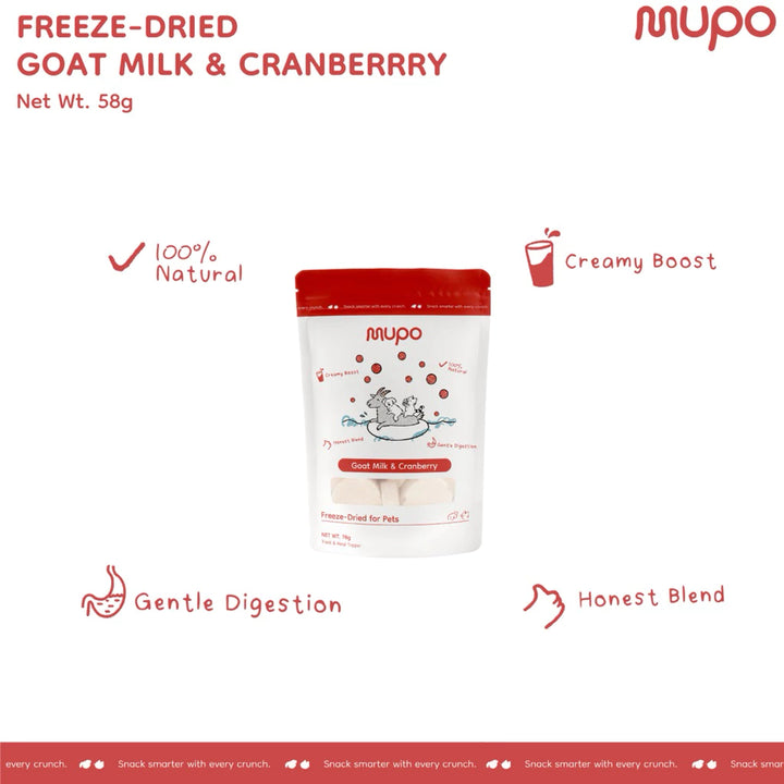 Freeze Dried Goat Milk & Cranberry