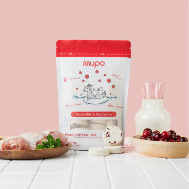Freeze Dried Goat Milk & Cranberry