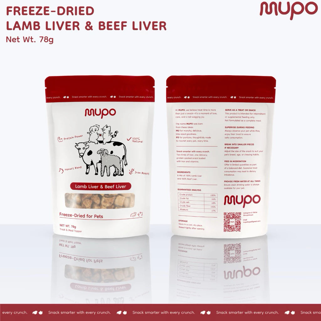 Freeze Dried Lamb & Beef Liver