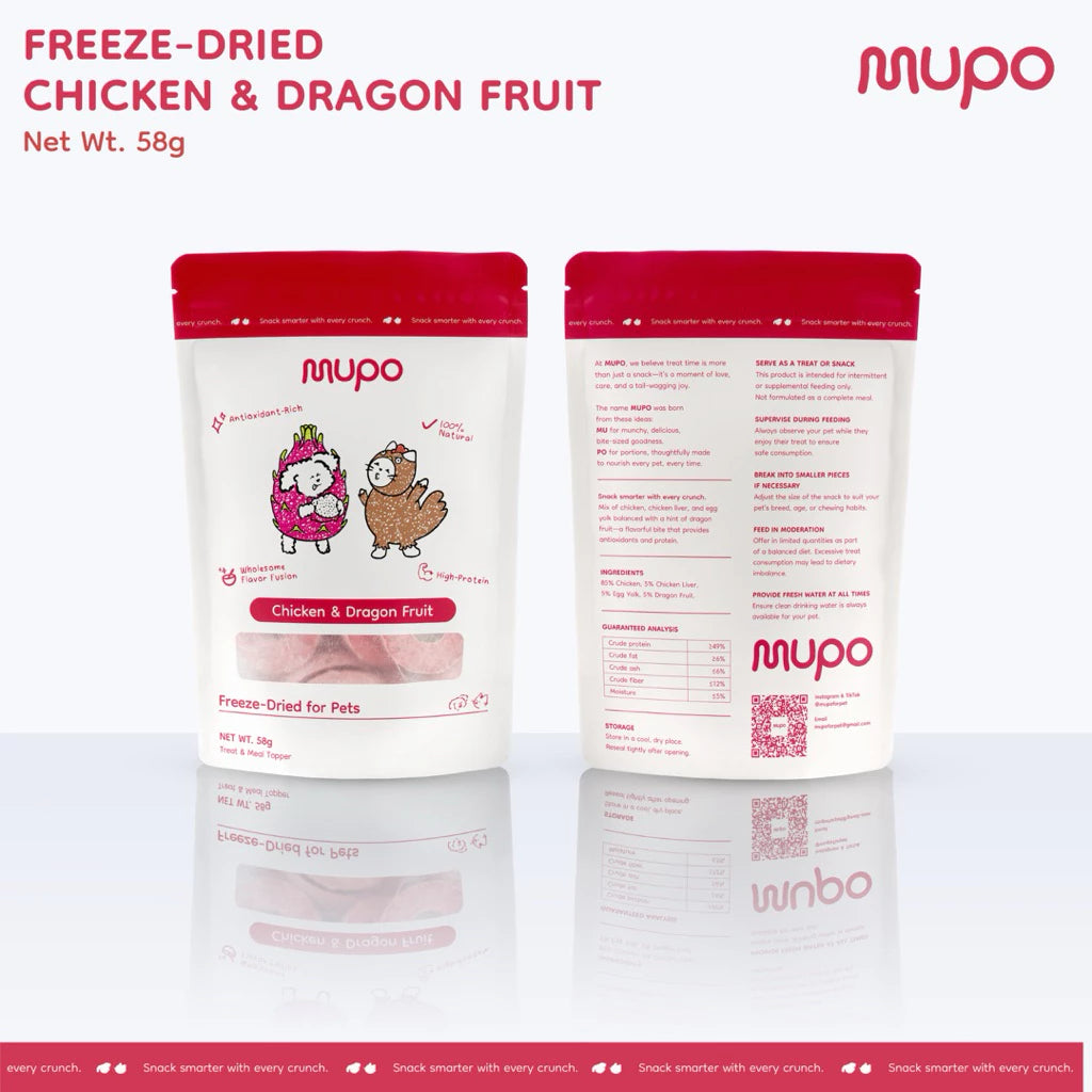 Freeze Dried Chicken & Dragon Fruit