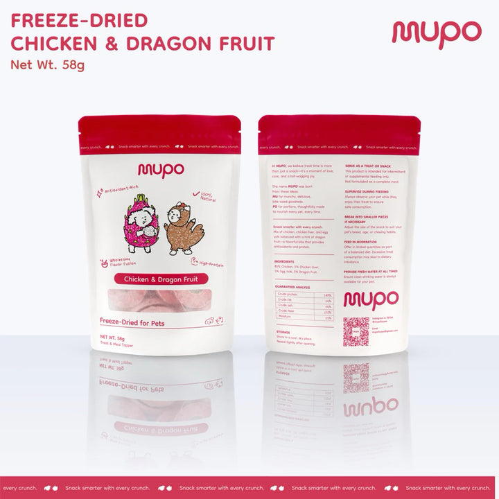 Freeze Dried Chicken & Dragon Fruit