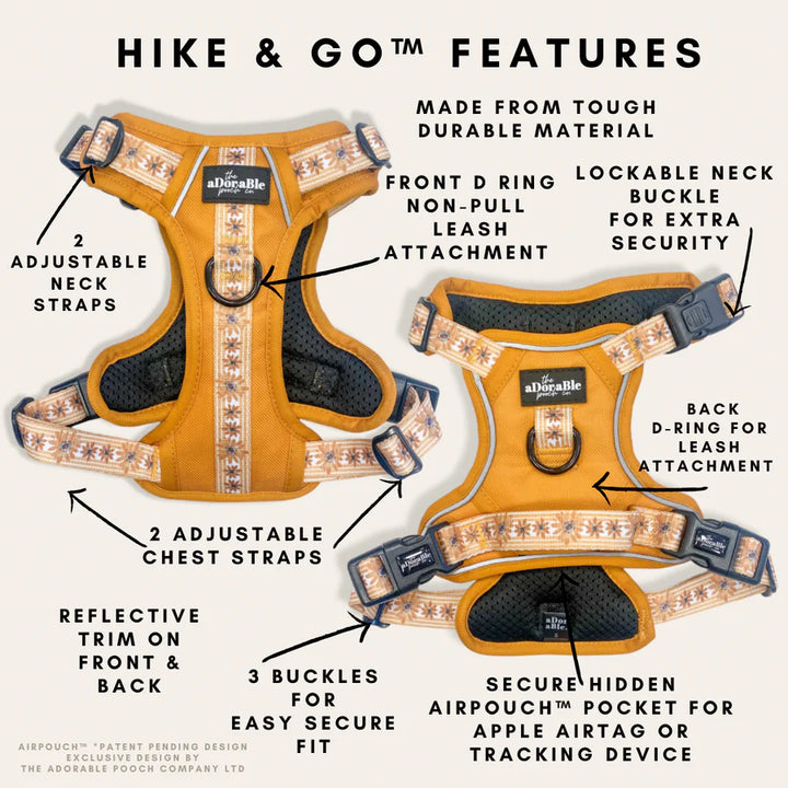 Hike & Go™ Harness | Fields Of Gold