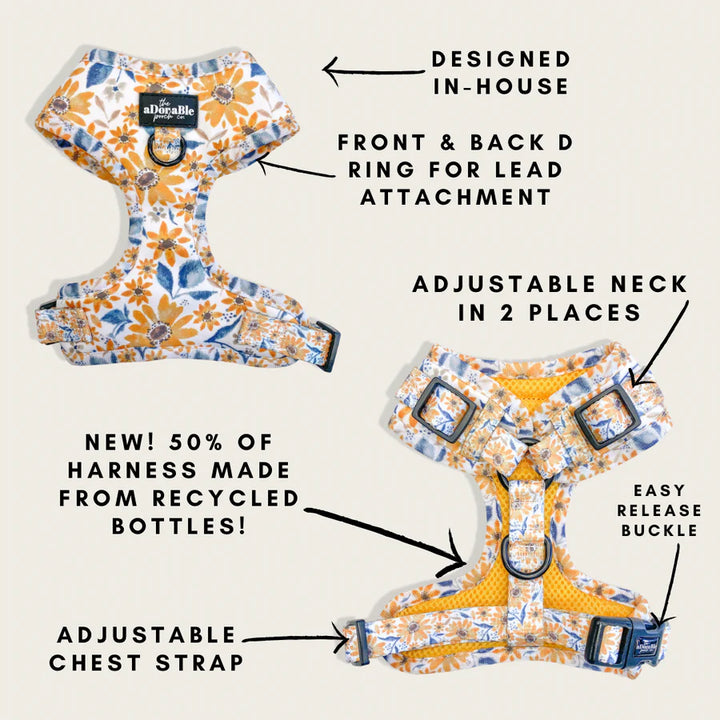 Adjustable Harness | Sunflower Meadow