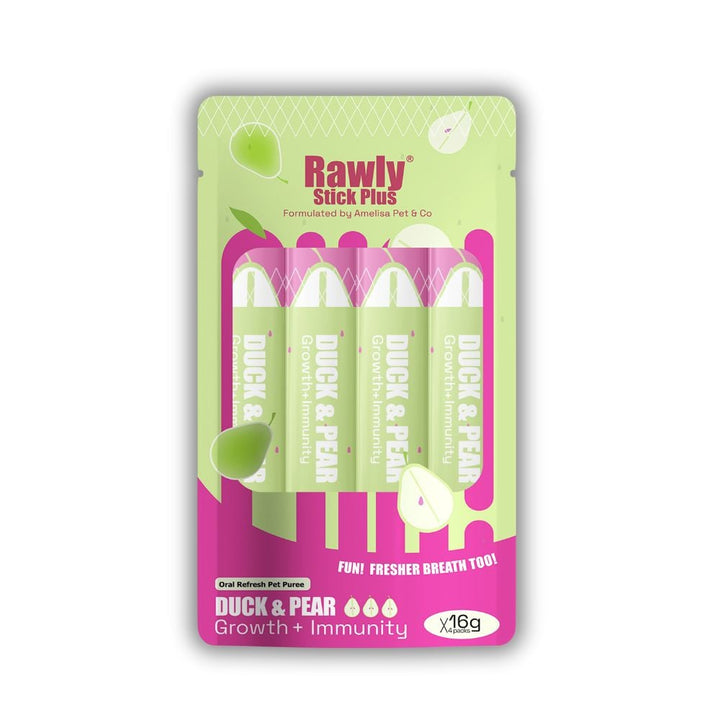 Rawly Stick PLUS | Creamy Cat Puree | Duck & Pear