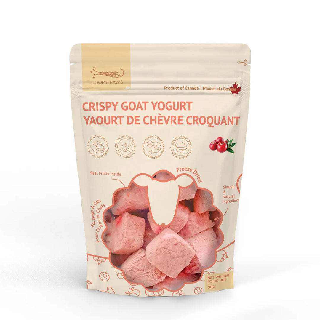 Crispy Goat Yogurt | Cranberry