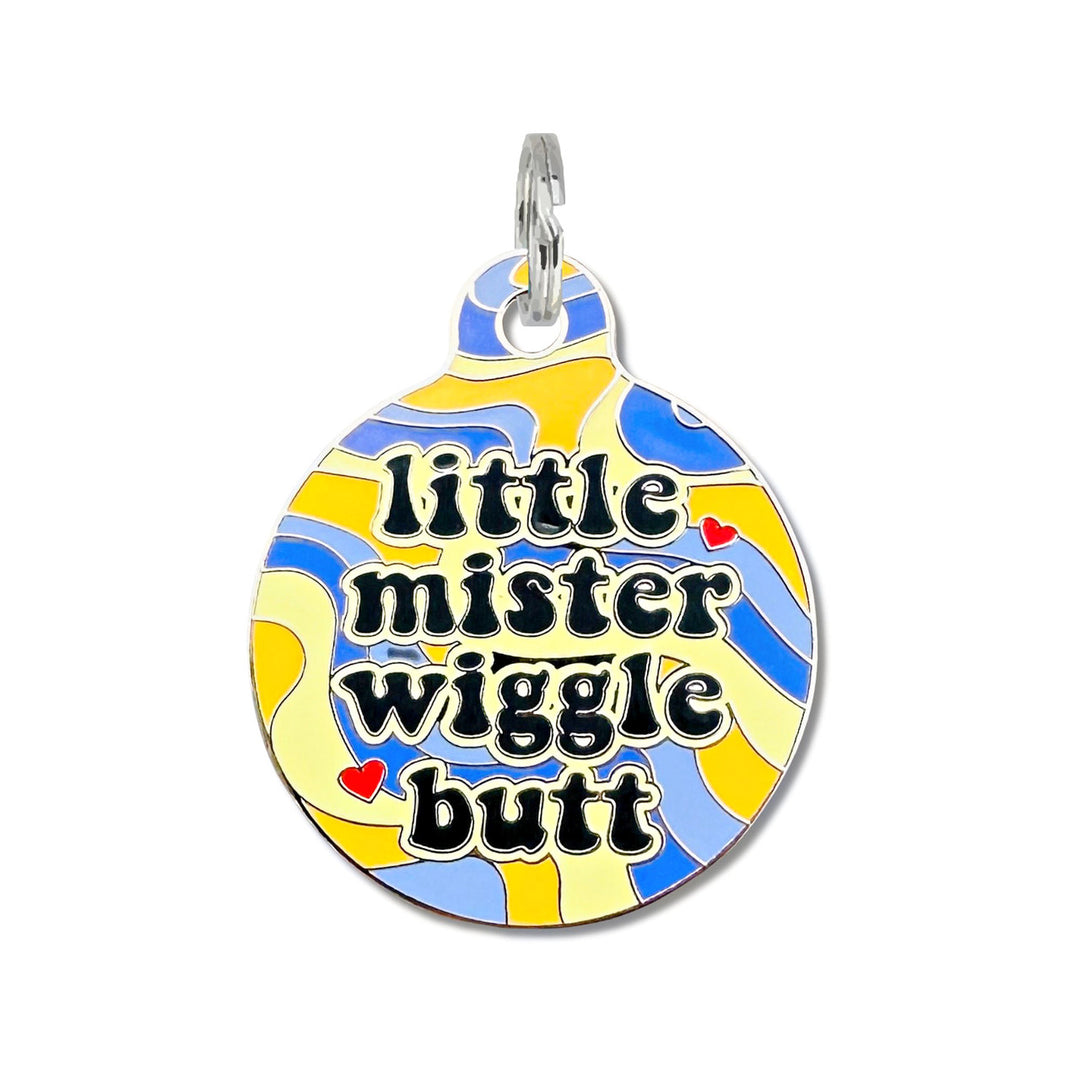 Mister Wiggle Butt Dog Pet Tag