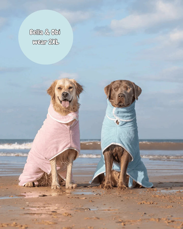Dog Drying Coat | Bubble Gum Pink