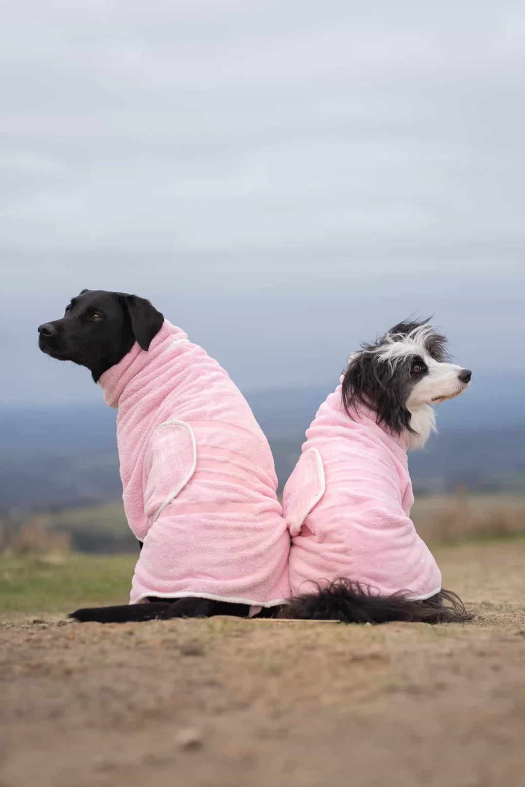 Dog Drying Coat | Bubble Gum Pink