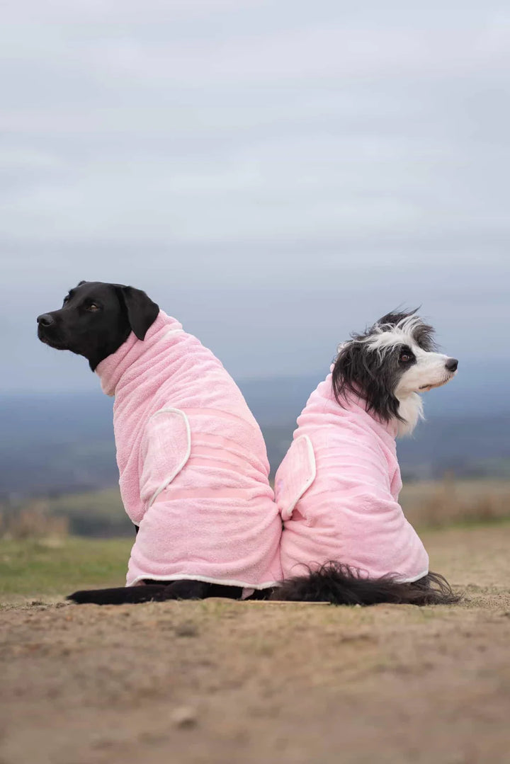 Dog Drying Coat | Bubble Gum Pink