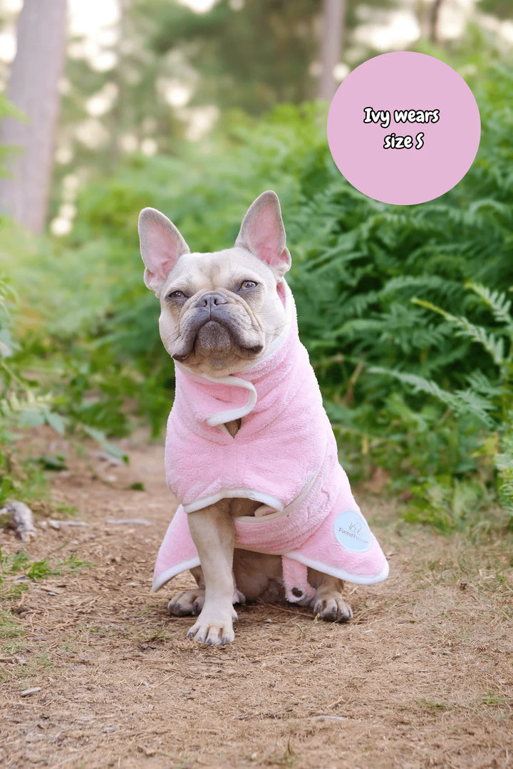 Dog Drying Coat | Bubble Gum Pink