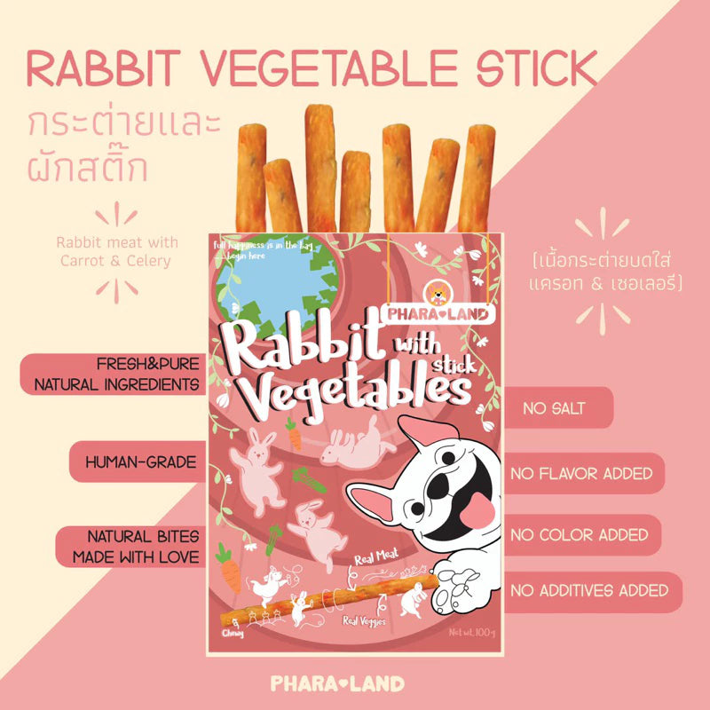 Rabbit & Vegetable Sticks