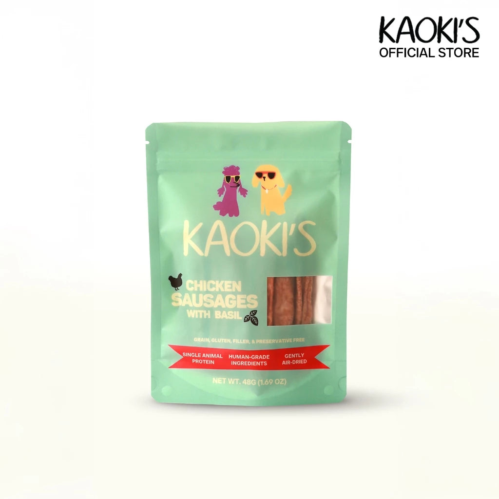 Air-Dried Chicken Sausages with Basil