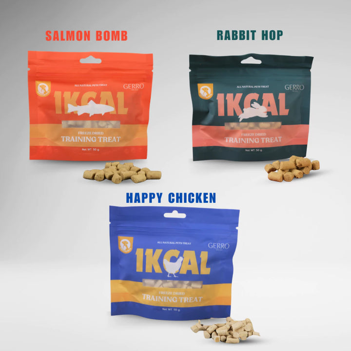 1Kcal Freeze Dried Rabbit Training Treats
