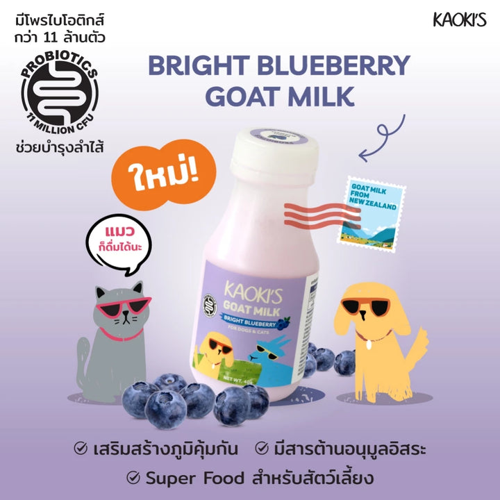 Blueberry Goat Milk