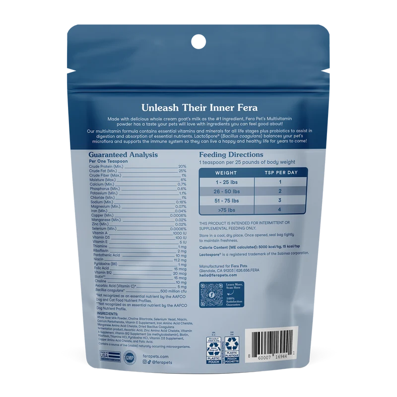 Multivitamin Goat Milk Topper