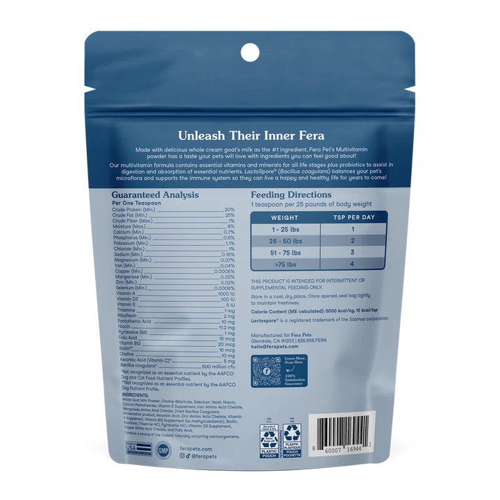 Multivitamin Goat Milk Topper